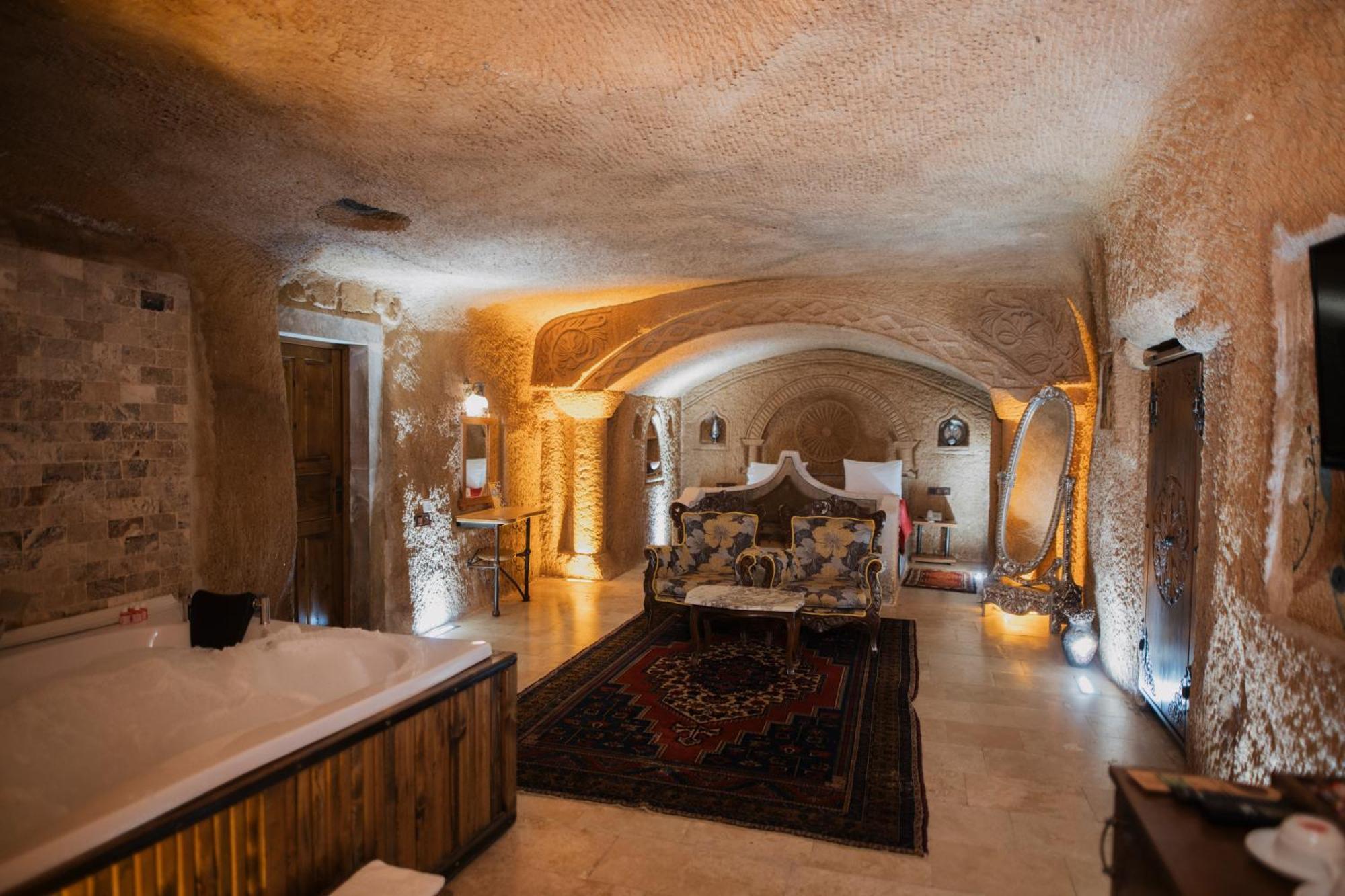 Cappadocia Cave Lodge Гьореме Екстериор снимка